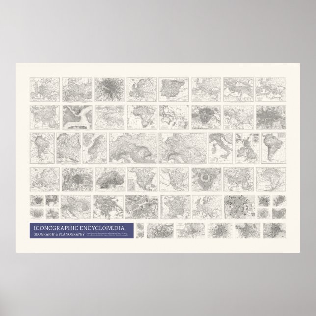 Poster Iconografia - Geografia e Planografia (Frente)