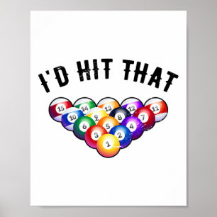 Poster Id Atingiu O Billard Player Piscina Snooker Po