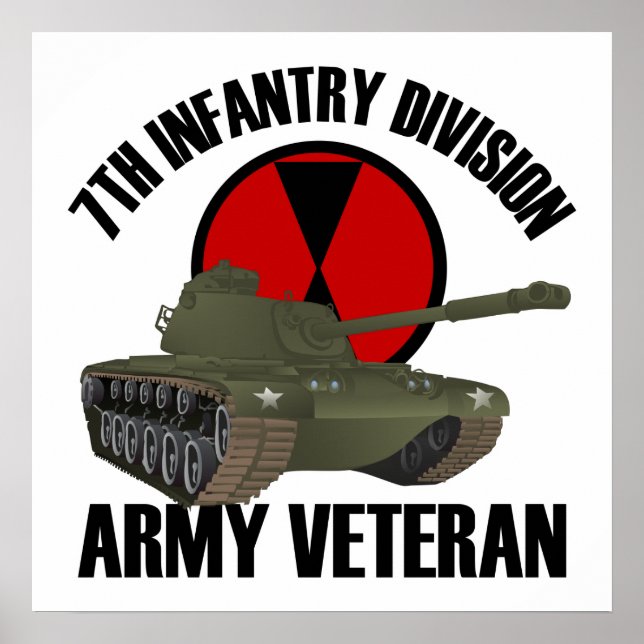 Poster ID de 7 com Tanque M-48 (Frente)