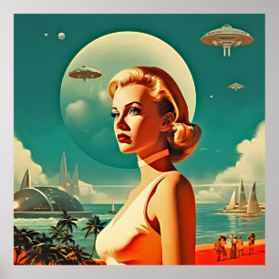 Poster Idade do Espaço Retroativa em Miami