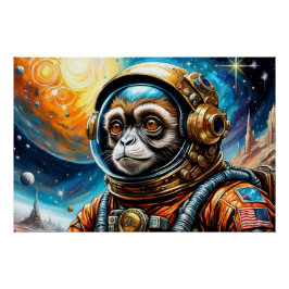 PÓSTER IDADE DO MACACACO DE AÇO-TAMARINA