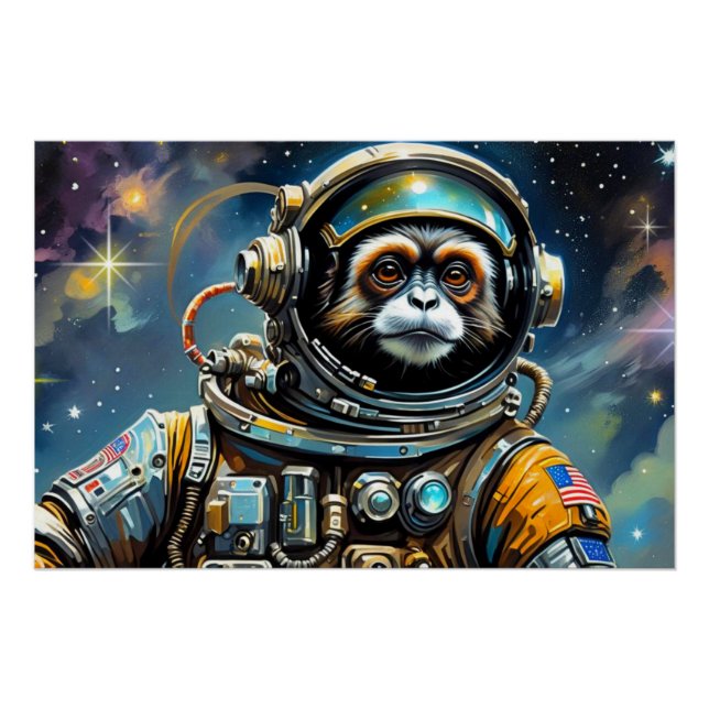 PÓSTER IDADE DO MACACO DE AÇO-TAMARINA 3 (Frente)