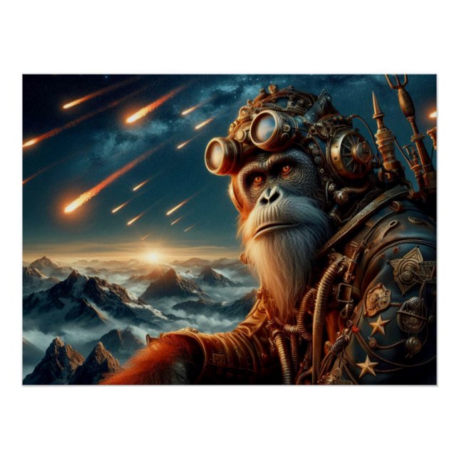 PÓSTER IDADE DO ORANGUTAN DE AÇO 4 (Frente)