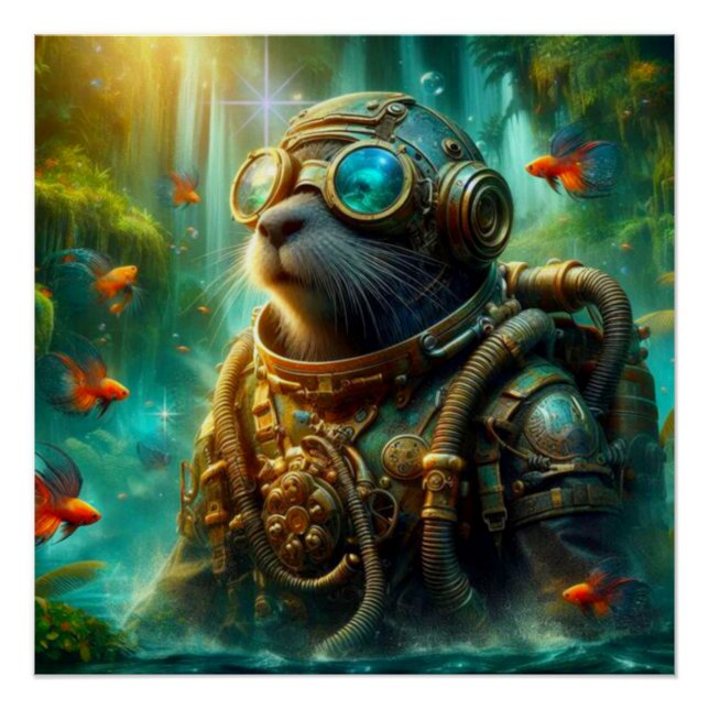 PÓSTER IDADE DO OTTER MARÍTIMO 4 (Frente)