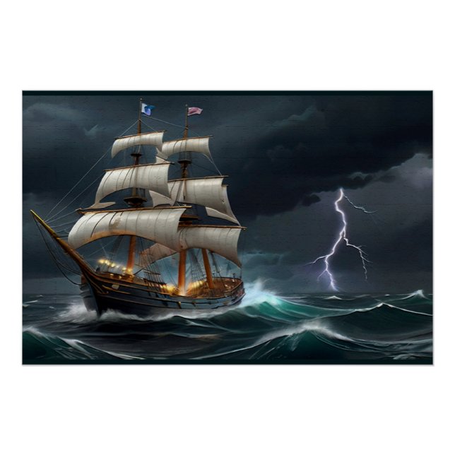 Póster Idade do ouro dos navios piratas (Frente)