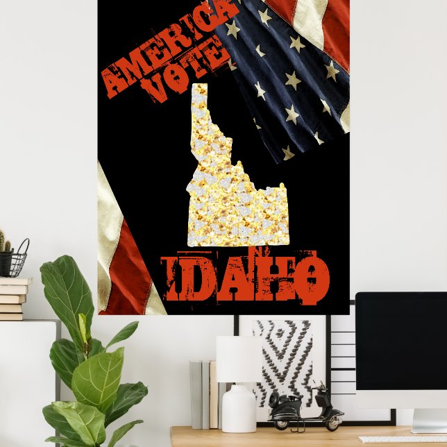 POSTER IDAHO (Escritório em casa)