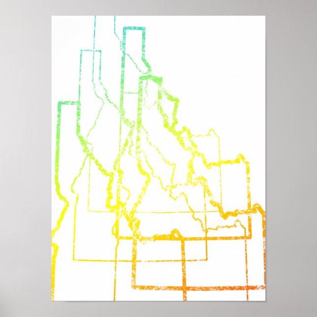 Póster idaho chill blur (Frente)