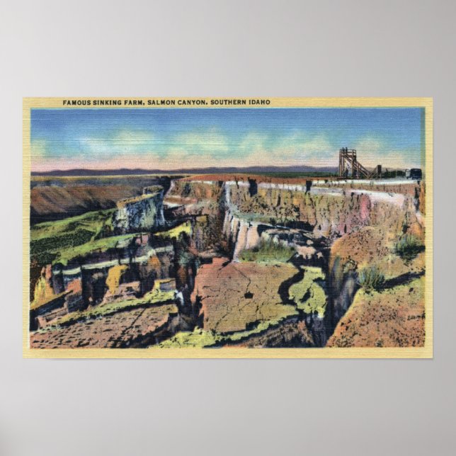 Poster Idaho Meridional - Famosa Fazenda Naufrágio em Sal (Frente)