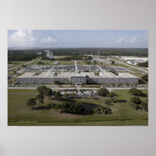 Poster Ideia aérea do Centro Espacial Kennedy