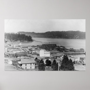 Póster Ideia da curvatura norte, fotografia de Oregon