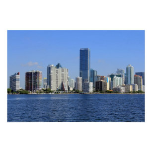 Póster Ideia da skyline de Miami