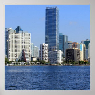 Póster Ideia da skyline de Miami