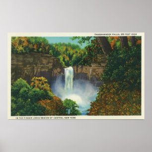 Poster Ideia das quedas de Taughannock, 215 pés de altur