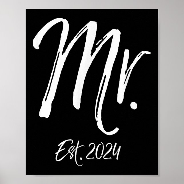 Poster Ideia De Aniversário De Casamento De Mens Dotada P (Frente)