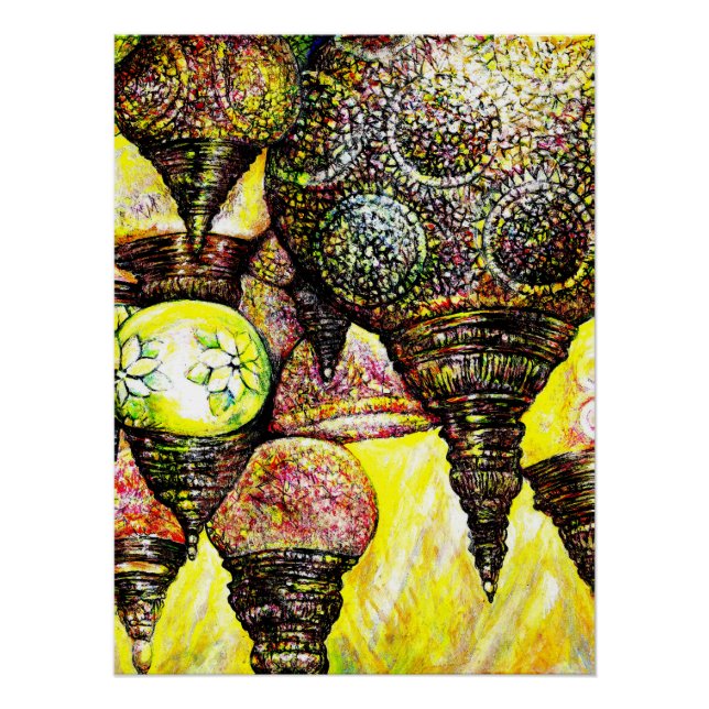 Póster Ideia de cor ainda maior (Frente)