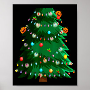 Poster Ideia de Fantasia de Árvore de Natal para Adultos