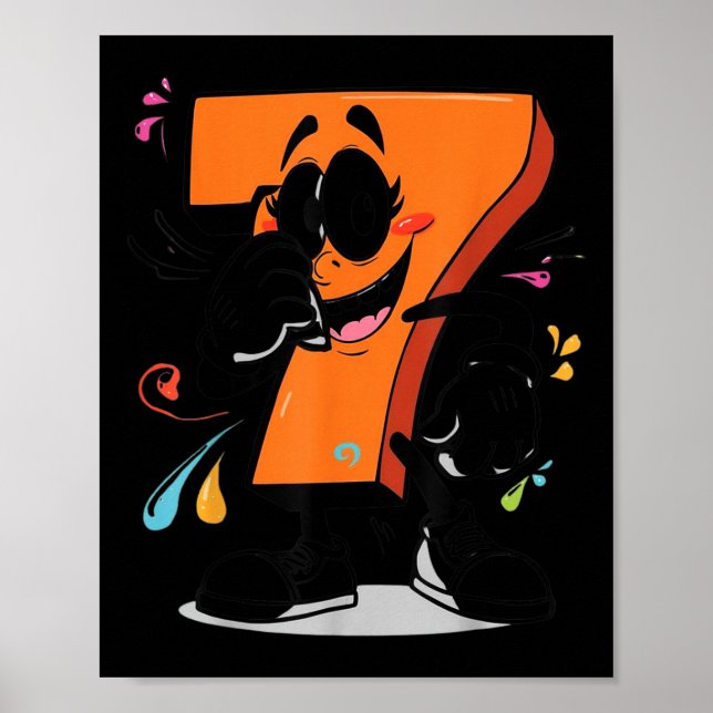Poster Ideia de Fantasia de Halloween Sick Seven 67 Meme  (Frente)