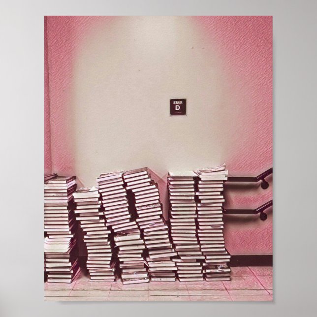 Poster Ideia de presente do dia da biblioteca internacion (Frente)