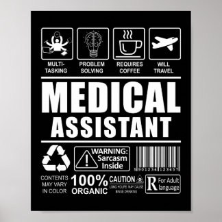 Poster Ideia do Presente do Assistente Médico CMA