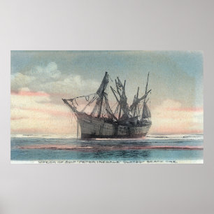 Poster Ideia do Shipwreck de Peter Iredale