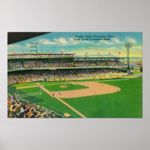 Póster Ideia dos Bleachers da primeira base do campo de