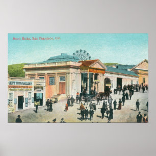 Póster Ideia exterior dos banhos de Sutro