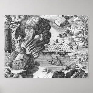 Poster Ideia geral da batalha de Muhlberg