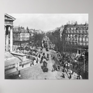 Póster Ideia geral do lugar de la Madeleine