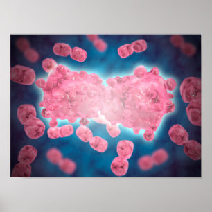 Poster Ideia microscópica de um grupo de pilha da