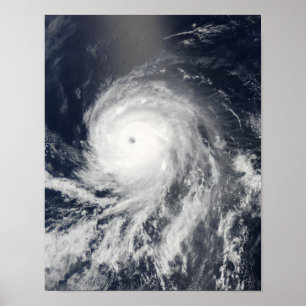 Póster Ideia satélite do furacão Celia
