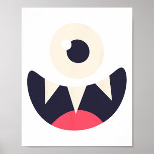Poster Ideias de Figurino Fácil de Monstro de Olhos Gráfi