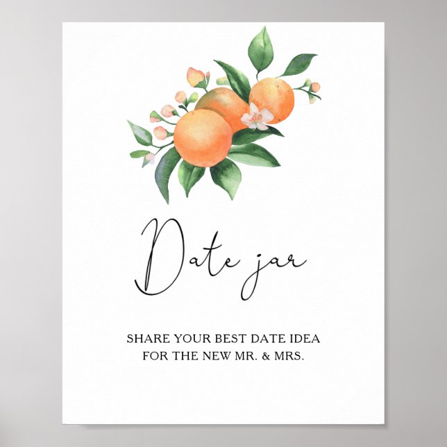 Poster Ideias de noite de encontro com Citrus. Jogo de ca (Frente)