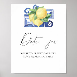 Poster Ideias de noite de encontro com Citrus. Jogo de ca