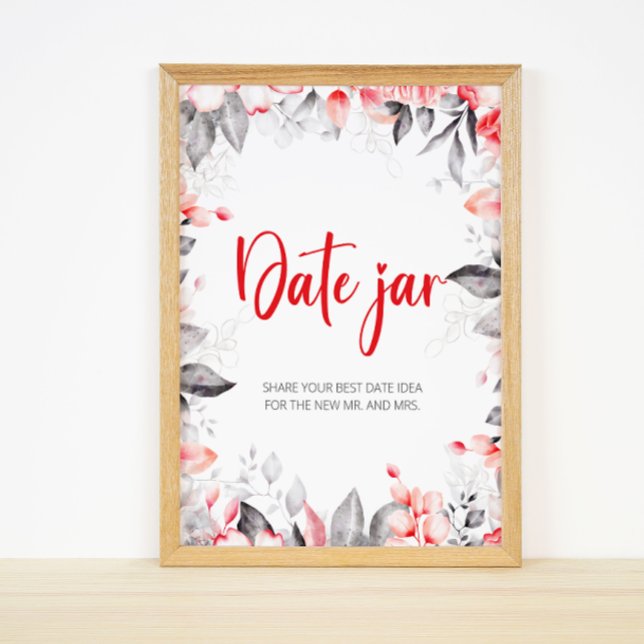 Poster Ideias de noite de flores para encontros. Jogo de  (Criador carregado)