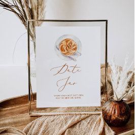 Poster Ideias minimalistas para uma noite de café. Jogo d