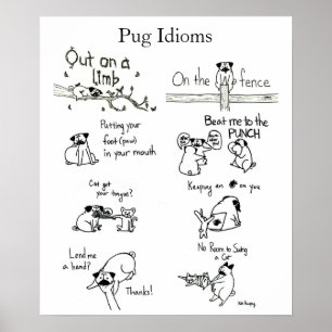 Póster Idioma do Pug