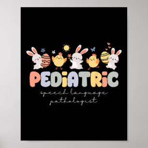 Poster Idioma Pediátrico Patologista Coelho da Páscoa