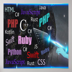 Poster Idiomas de programação