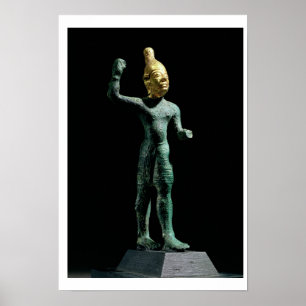 Póster Ídolo do Baal do deus da tempestade, de Syria,