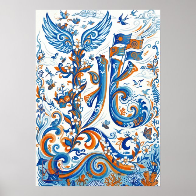 Poster Idomu: Challenge & Courage Art260040022 (Frente)