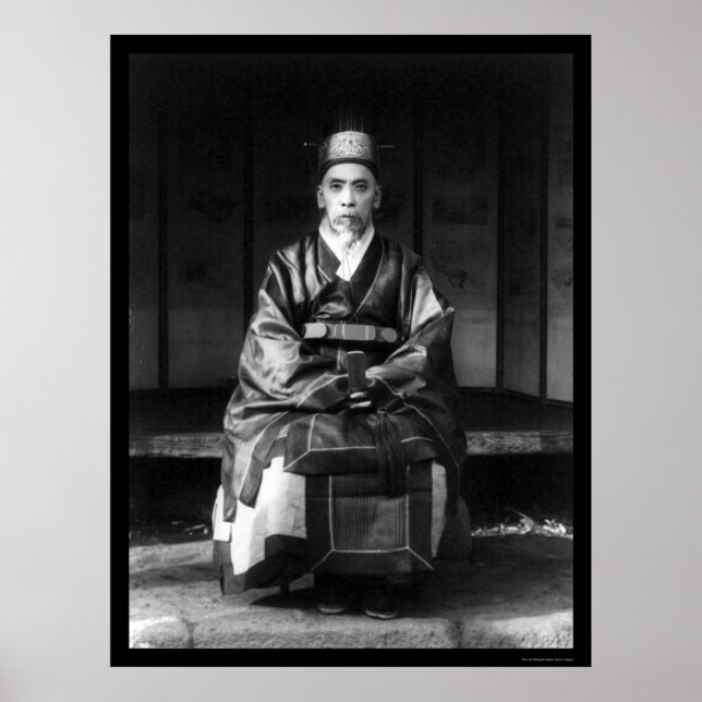 Poster Idoso Coreano em Figurino 1910 (Frente)