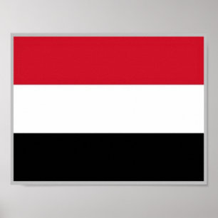 Poster Iémen - Bandeira -