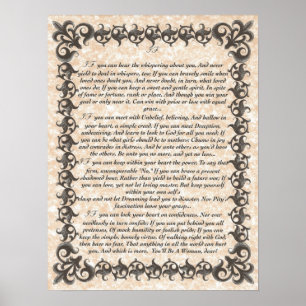 Poster IF Inspirando Poema para Jovens Mulheres e Meninas