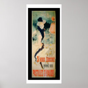 Póster 'If You Cough, Take Geraudel Pastilles' (colour li