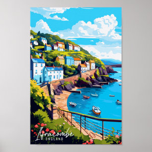 Poster Ifracombe England - viagens vintage