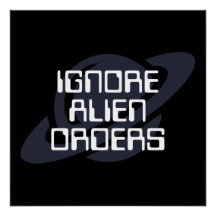 Ignorar ordens alienígenas