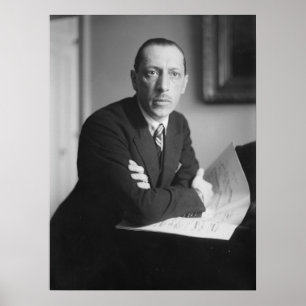 Póster Igor Stravinsky Portrait