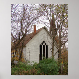 Póster Igreja Abandonada