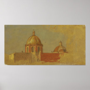 Poster Igreja - Colômbia Ou Equador Telhados 1853
