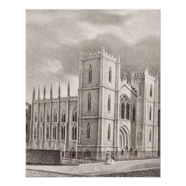 Póster Igreja Cristã Medieval (Frente)